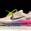 [AJ4585-600]-[H12 OFF-WHITE X AIR MAX 97 QUEEN NY ELEMENTAL ROSE/BLACK]-[WOMAN:36-39]-[40-46]