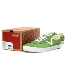 Vans Sport Low "Green/White" sports series retro low-top vulcanized skateboard shoes "Apple Green and White Xiaolang LOGO" VN000CQWGRN
