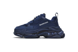 541624 W091 4107 Balenciaga Triple S Dark Blue