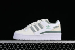 [IG0286]-[FORUM 84 LOW BOLD OFF WHITE/SILVER GREEN/CLOUD WHITE]-[WOMAN:36-39]-[MAN:40-45]