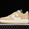 HD1968-027-AIR FORCE 1 07 LOW L*V WHITE/KHAKI-WOMAN:36-39-MAN:40-45