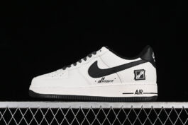 WD-111599-AIR FORCE 1 07 LOW WHITE/BLACK-WOMAN:36-39-MAN:40-45