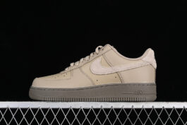 HQ1176-222-AIR FORCE 1 07 LOW BEIGE/GREY-WOMAN:36-39-MAN:40-45