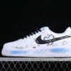 CW2288-111-AIR FORCE 1 07 LOW WHITE/BLACK/BLUE-WOMAN:36-39-MAN:40-45