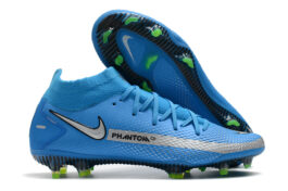 Nike Phantom GT High Top Waterproof Full Knitted Black Original Bottom FG Football Shoes Nike Phantom GT Elite Dynamic Fit FG39-46