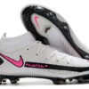 Nike Phantom GT High Top White Black Red Waterproof Full Knitted Original Bottom FG Football Shoes Nike Phantom GT Elite Dynamic Fit FG39-45