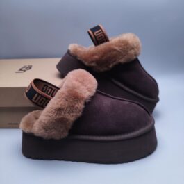 UGG sheepskin snow boots 3734 chocolate 5 cm thick-soled slippers in stock 35-41