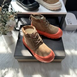 UGG wool integrated snow boots 3991 red high top casual trendy style in stock size 35-40