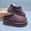 UGG sheep fur integrated snow boots 2553 chocolate thick sole foot kick women's model in stock size 35-42