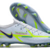 Nike Low cut Phantom GT2 Waterproof White Green Full Knitted FG Football Shoes Nike Phantom GT2 Elite FG39-45