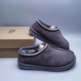 UGG sheep fur integrated snow boots 5955 gray one foot kick home casual men's and women's styles in stock size 35-45