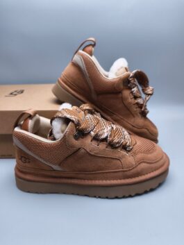 UGG sheep fur integrated snow boots 4032 chestnut mesh sports and leisure new item