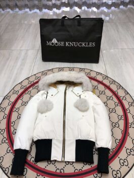 Moose Knuckles Winter Down Jacket SIZE RED  S-XXL MK03 WOMEN  SHORT STYLE LOGO GOLD