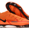 Nike Phantom GT2 High Top Orange Waterproof Full Knitted FG Football Shoes Nike Phantom GT2 Dynamic Fit Elite FG39-45