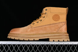 [TB23066]-[TIMBERLAND OUTDOOR HIGH-TOP CASUAL RHUBARB BOOTS BROWN]-[MAN:39-44]