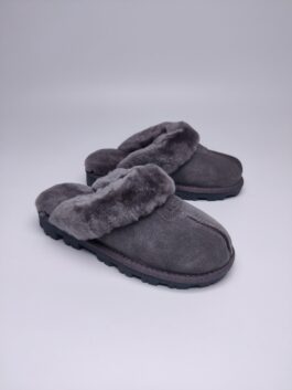 UGG sheepskin fur integrated snow boots 5125 home leisure fur slippers gray spot 36-40 size