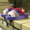 UGG wool integrated snow boots 1005119 Rongye sandals new color matching purple and pink color matching spot