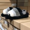 UGG wool integrated snow boots 1005119 New style velvet contrast sandals black spot