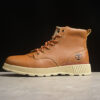 [BURREN CASUAL OUTDOOR MID TOP MARTIN BOOTS BROWN]-[MAN:39-44]