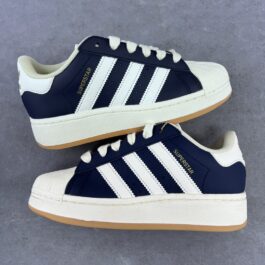 Adidas Superstar  ID5699 white and blue thick sole