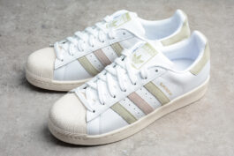 [S76923]-[AD SUPERSTAR WHITE/GREEN/PURPLE]-[WOMAN:36-39 1/3]-[MAN:40-44]-[OG00124]