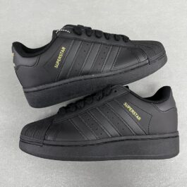 Adidas Superstar ID4656 Black Gold Thick Sole