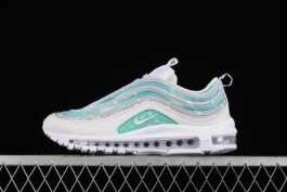 [921826-101]-[NIKE NIKE AIR MAX 97 WHITE/WOLF GREY-BLACK/GREEN]-[WOMAN:36-39]-[MAN:40-45]