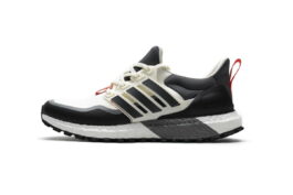 adidas UltraBOOST All Terrain White Beige Red Adidas UB Manchester United co-branded popcorn running shoes EG8096