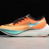 NIKE Zoom X Vaporfly Next % Marathon Cushioning Running Shoes Green Orange Mandarin Duck CD4553-300