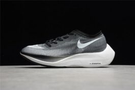 NIKE Zoom X Vaporfly Next % Marathon Cushioning Running Shoes Black Gray White AO4568-001