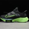 NIKE Air Zoom Tempo NEXT% Marathon Air Cushion Ultra Running Black Green CV1889-400