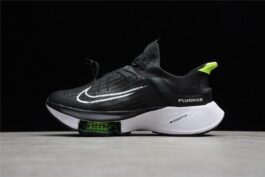 NIKE Air Zoom Tempo NEXT% Flyease Marathon Air Cushion Super Running Black Green Item No.: CV1889-001