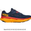 Hoka One One Challenge 6-4 Space Blue Laser Yellow 40-45# ??with half size