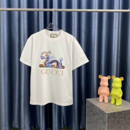 Men¡¯s Gucci-Inspired Logo T-Shirt ¨C Fashion-Forward Casual Top