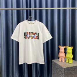 Men¡¯s Gucci-Inspired Fashion Tee ¨C Bold Designer Logo Print