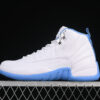 [CT8013-112]-[AIR JORDAN 12 RETRO WHITE UNIVERSITY BLUE WHITE/UNIVERSITY BLUE/METALLIC SILVER]
