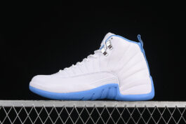 [CT8013-112]-[AIR JORDAN 12 RETRO WHITE UNIVERSITY BLUE WHITE/UNIVERSITY BLUE/METALLIC SILVER]