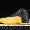 [130690-070]-[AIR JORDAN 12 RETRO BLACK/BLACK/UNIVERSITY GOLD]-[MAN:40-48.5]