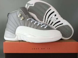 Air Jordan 12 Grey/White