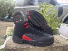 Air Jordan 12 Black/Red with a Buckle 40-47
