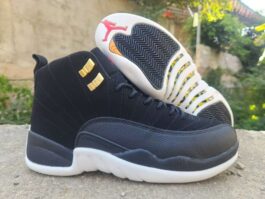 Air Jordan 12 Black/White/Gold 40-47