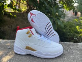 Air Jordan 12 World Cup White/Red/Gold 40-47