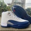 Air Jordan 12 White/Dark Blue 40-47