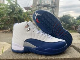 Air Jordan 12 White/Dark Blue 40-47