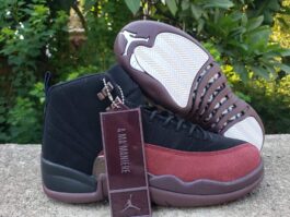 Air Jordan 12 Black/Burgundy
