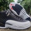 Air Jordan 12 Black and White 36-47